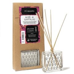 Kodulõhnastaja pulkadega ACappella Sandlipuu & Roos 100 ml price and information | Incense sticks and home fresheners | hansapost.ee