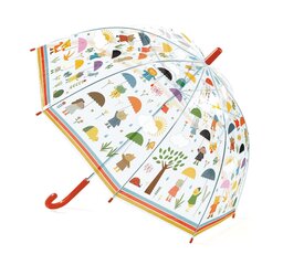 Детский зонт Djeco «Под дождем» цена и информация | Аксессуары для детей | hansapost.ee