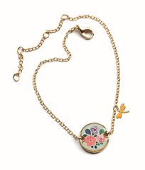 Красивый браслет с медальоном - Цветы, DJECO DD038304 цена и информация | Аксессуары для детей | hansapost.ee