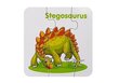 Arendav pusle „Dinosaurused“, inglise keeles, 10 kombinatsiooni hind ja info | Lauamängud ja mõistatused perele | hansapost.ee