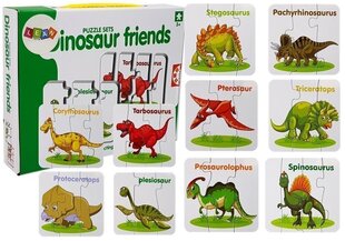Развивающая головоломка "Динозавры", английский яз., 10 комбинаций цена и информация | Настольные игры | hansapost.ee