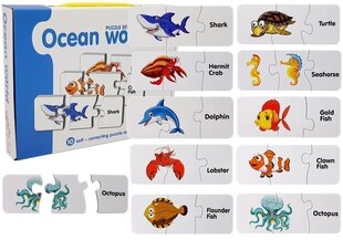 Развивающая головоломка "Мир океана", английский яз., 10 комбинаций цена и информация | Настольные игры | hansapost.ee