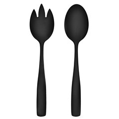 Maku инструменты для подачи салата, 21,8 см, черные, 2 шт. цена и информация | Maku Посуда и столовые приборы | hansapost.ee