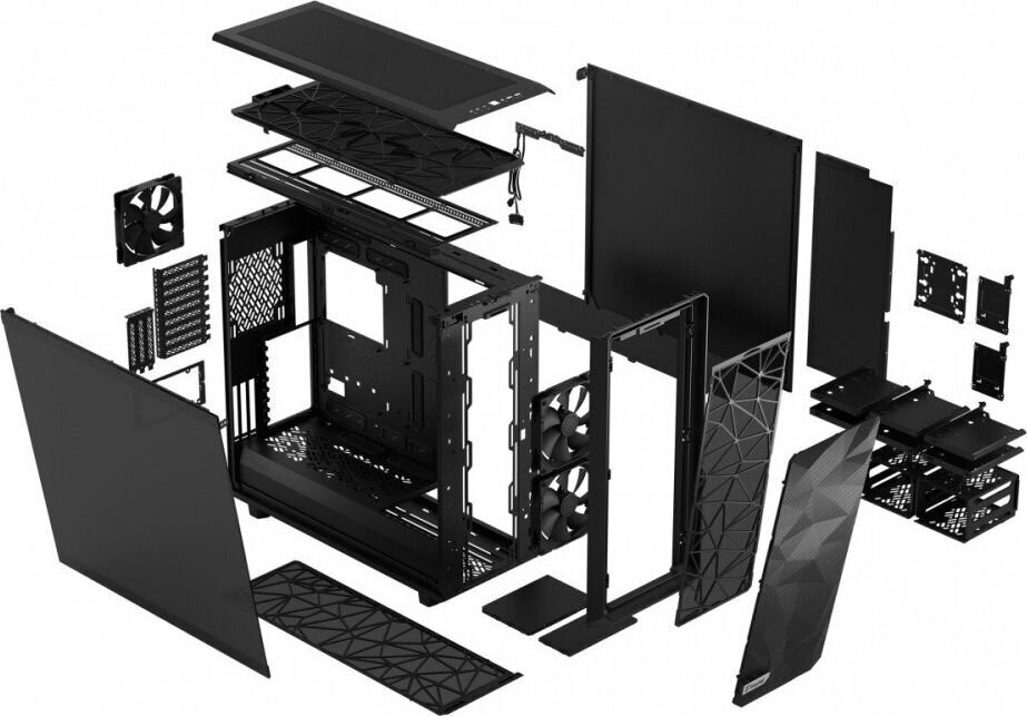 Fractal Design FD-C-MES2X-01 цена и информация | Arvutikorpused | hansapost.ee