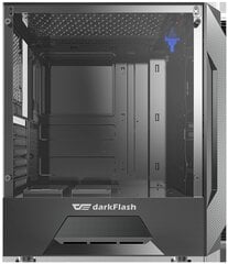 Darkflash LEOCase Computer case (black) цена и информация | Корпус Cooler Master для ПК Elite 500 Midi | hansapost.ee