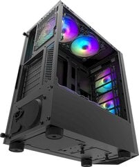 Darkflash Wavecase Computer Case (Black) цена и информация | Корпуса | hansapost.ee