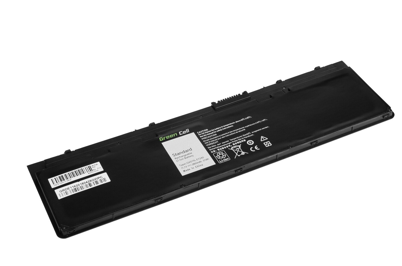 Green Cell Laptop Battery WD52H GVD76 Dell Latitude E7240 E7250 цена и информация | Sülearvuti akud | hansapost.ee