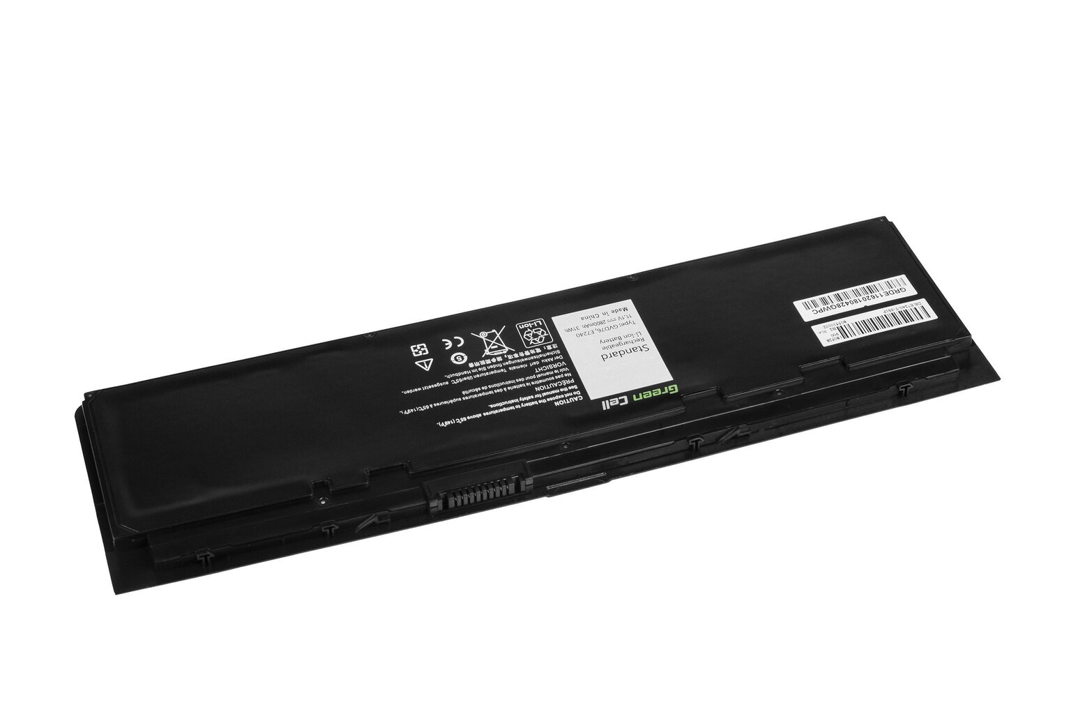 Green Cell Laptop Battery WD52H GVD76 Dell Latitude E7240 E7250 hind ja info | Sülearvuti akud | hansapost.ee