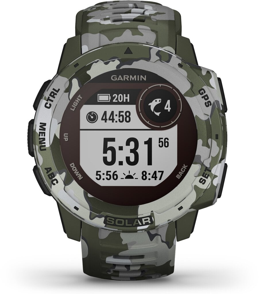 Garmin Instinct® Solar Camo Lichen Camo hind ja info | Nutikellad, laste nutikellad | hansapost.ee