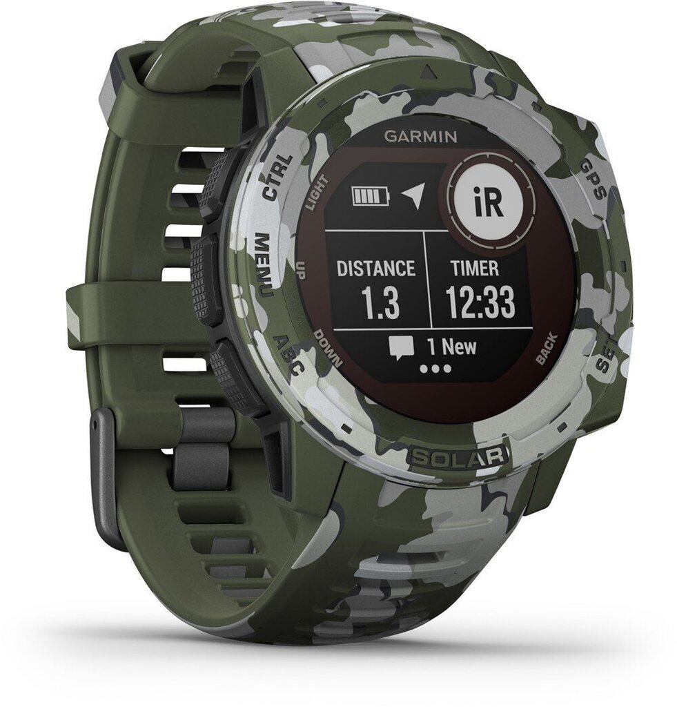 Garmin Instinct® Solar Camo Lichen Camo hind ja info | Nutikellad, laste nutikellad | hansapost.ee