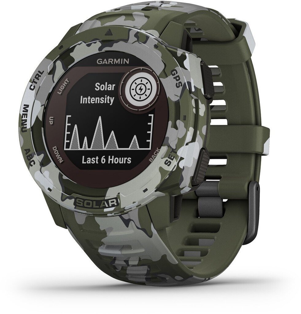 Garmin Instinct® Solar Camo Lichen Camo hind ja info | Nutikellad, laste nutikellad | hansapost.ee