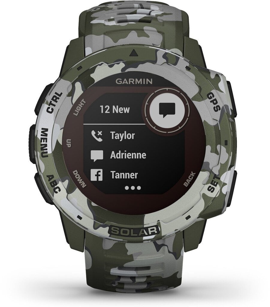 Garmin Instinct® Solar Camo Lichen Camo hind ja info | Nutikellad, laste nutikellad | hansapost.ee