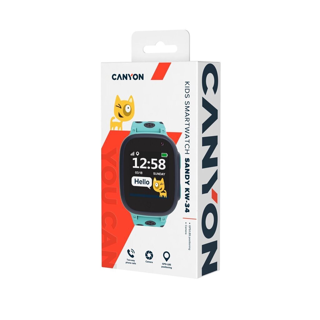 Canyon Sandy KW-34 Blue hind ja info | Nutikellad, laste nutikellad | hansapost.ee