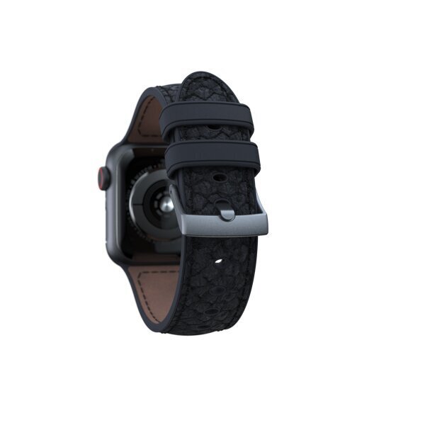 Vahetusrihm Apple Watch Njord Vindur (44mm), tumehall цена и информация | Nutikellade aksessuaarid ja tarvikud | hansapost.ee