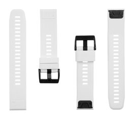 Tactical 431 Silicone Band for Garmin Fenix 5/6 QuickFit 22mm White цена и информация | Аксессуары для смарт-часов и браслетов | hansapost.ee