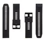 Kellarihm silikoonist Tactical 668 sobib Garmin Fenix 5X / 6X QuickFit 26 mm, must hind ja info | Nutikellade aksessuaarid ja tarvikud | hansapost.ee