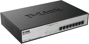 Ruuter D-Link DGS-1008MP hind ja info | D-Link Arvutid ja IT- tehnika | hansapost.ee