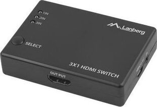 Lanberg SWV-HDMI-0003 цена и информация | Коммутаторы (Switch) | hansapost.ee