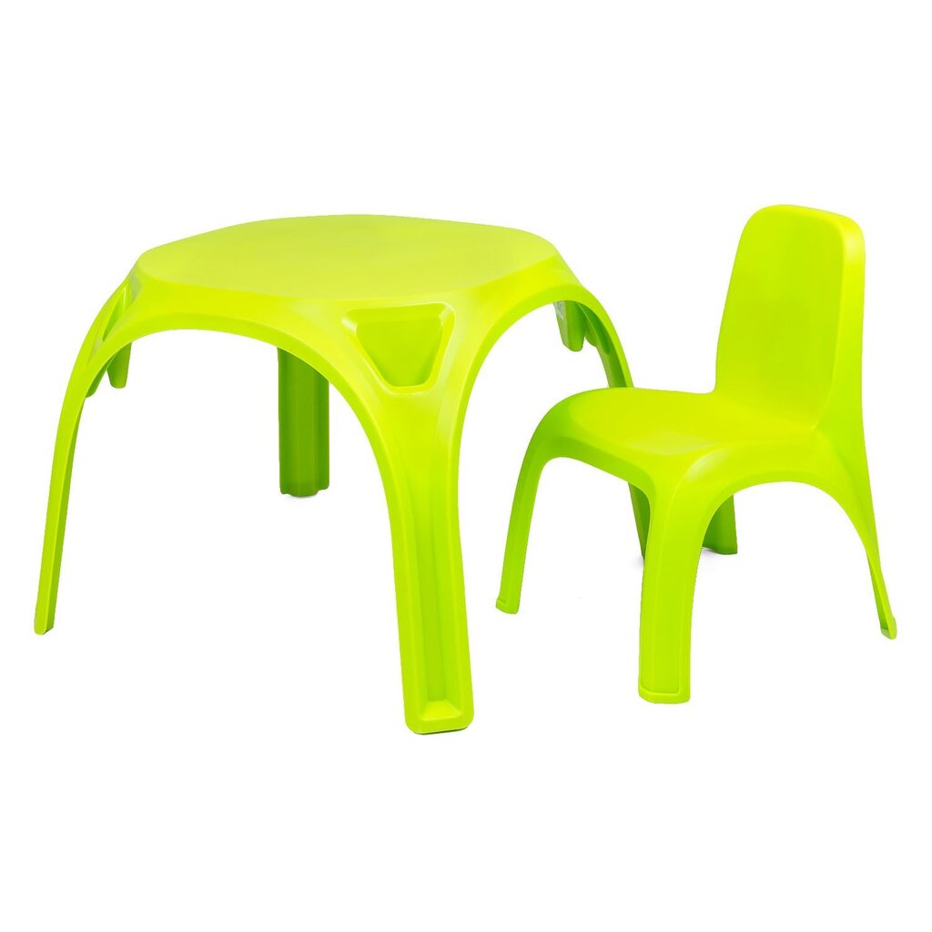 Plastikust lastelaud Kids Table, roheline hind ja info | Lauad ja toolid lastele | hansapost.ee