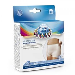 Aluspüksid rasedatele ja korduvkasutatavad Canpol 73/001​, L / XL suurus, 2tk hind ja info | Sünnitusjärgsed aluspüksid ja tugivööd | hansapost.ee