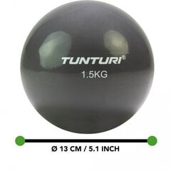 Fintess-Pall Tunturi Toning ball 1,5 kg hind ja info | Võimlemispallid | hansapost.ee