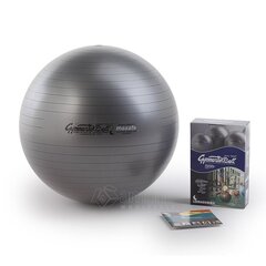 Гимнастический мяч Original Pezzi Gymnastik Ball Maxafe 53 см, черный цена и информация | Гимнастические мячи | hansapost.ee