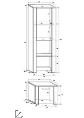 Riiul Notti 2D, tamm price and information | Riiulid | hansapost.ee