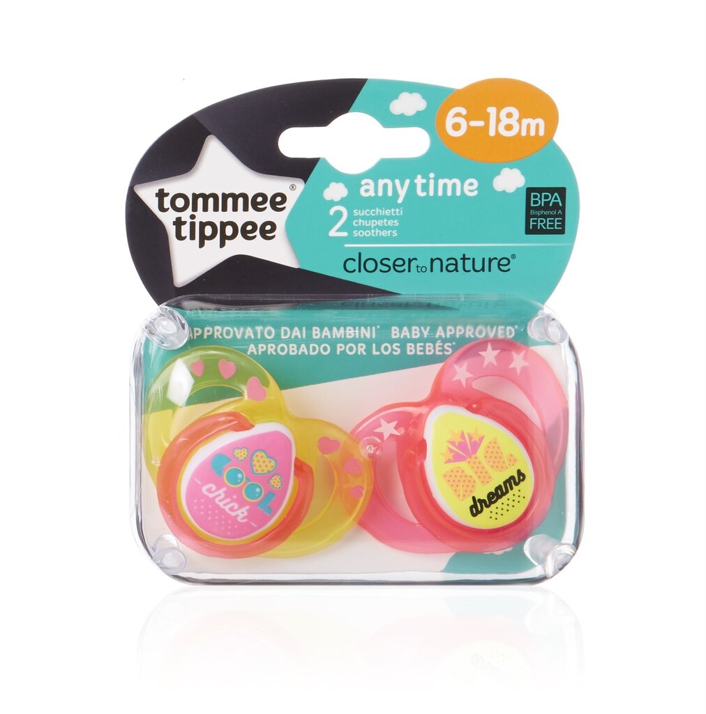 Silikoonist lutt Tommee Tippee Fun, 6-18 kuud, 2 tk hind ja info |  Lutid | hansapost.ee