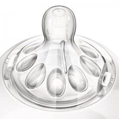 Lutipudeli lutt Philips Avent "Natural" N2, 3+ kuud, 2 tk, SCF045/27 цена и информация | Бутылочки и аксессуары | hansapost.ee