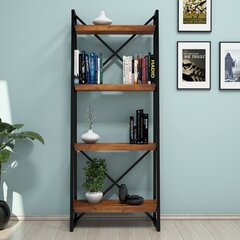 Напольный стеллаж Kalune Design Alaro Ladder, коричневый/черный цена и информация | Полки | hansapost.ee