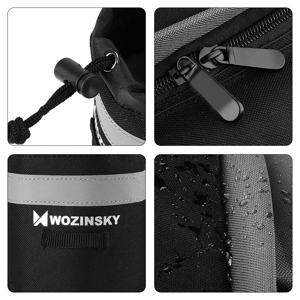 Jalgratta kott pakiraamile Wozinsky, must (WBB3BK) цена и информация | Rattakotid ja telefonikotid | hansapost.ee