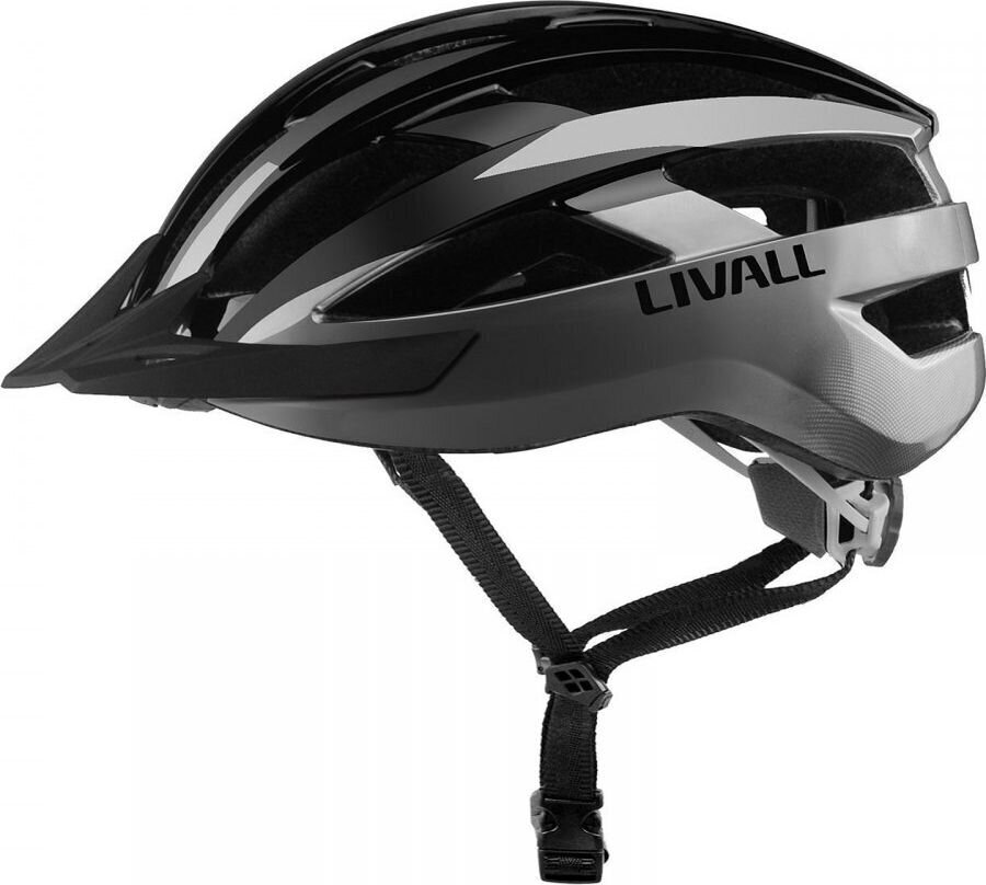 Rattakiiver Livall MTB (MT1), hall, 58-62 cm цена и информация | Kiivrid | hansapost.ee