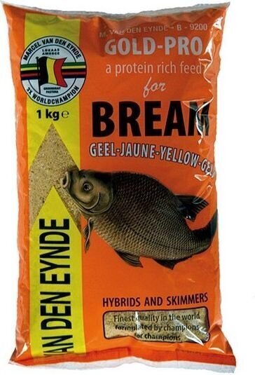 Sööt Van Den Eynde Zanęta MVDE Gold Pro Bream Yellow, 1kg (EZ-BRY) hind ja info | Kalasööt | hansapost.ee