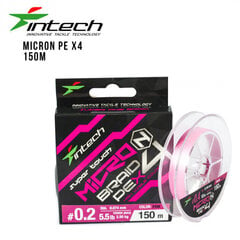 Плетеная леска Intech Micron PE 4 жилы 150 м цена и информация | Intech Спорт, досуг, туризм | hansapost.ee