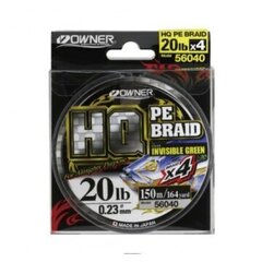 Леска крученая HQ PE Braid Owner 150 м 0.15 цена и информация | Филаменты | hansapost.ee