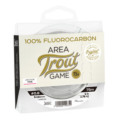 Леска Lucky John Fluorocarbon Area Trout Game 0.75м 0.18мм цена и информация | Филаменты | hansapost.ee
