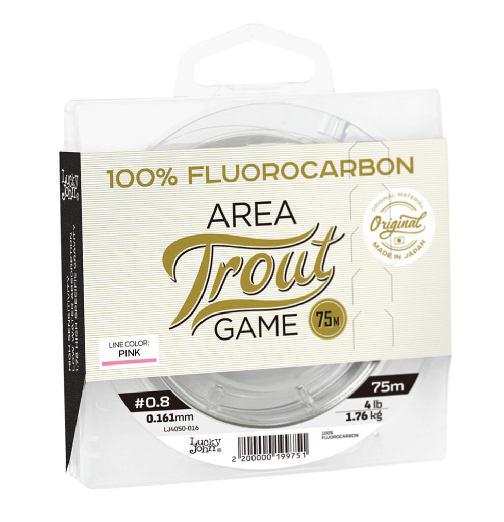 Tamiil Lucky John Fluorocarbon Area Trout Game 0.75m 0.18mm цена и информация | Tamiilid | hansapost.ee