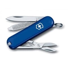 Нож - брелок VICTORINOX Classic Sd, синий цена и информация | Туристические ножи, многофункциональные приборы | hansapost.ee