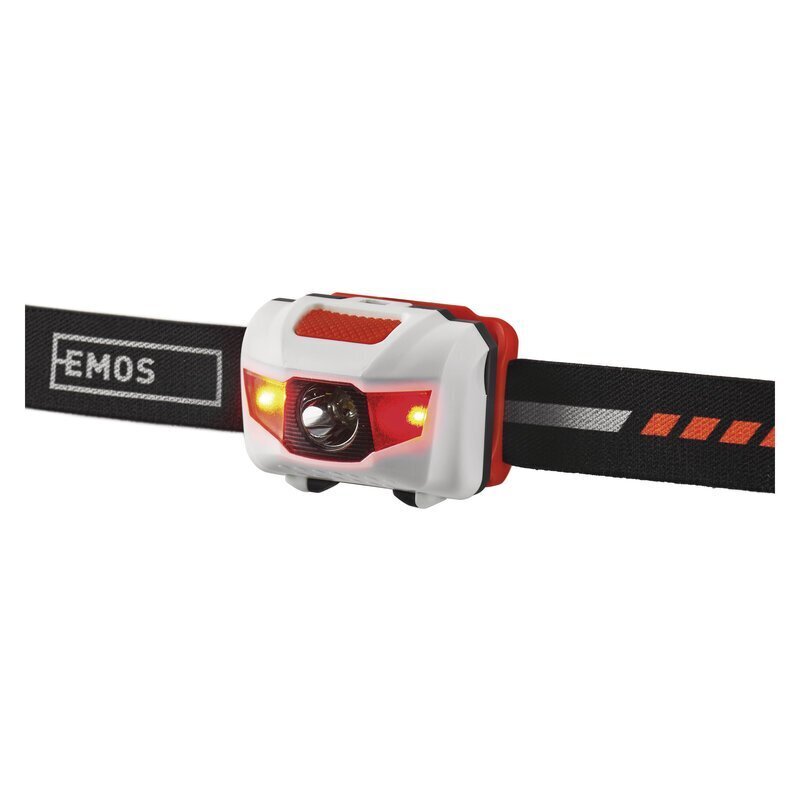 Pealamp EMOS 1W LED + 2 x LED 3xAAA hind ja info | Pealambid, matkalambid | hansapost.ee