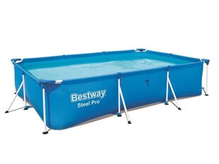 Каркасный бассейн Bestway Steel Pro без фильтра, 300x201x66 см цена и информация | Бассейны | hansapost.ee