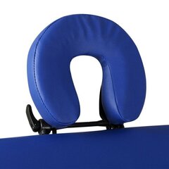 Стол массажный 2-х зонный складной - синий VANGALOO цена и информация | Аксессуары для массажа | hansapost.ee