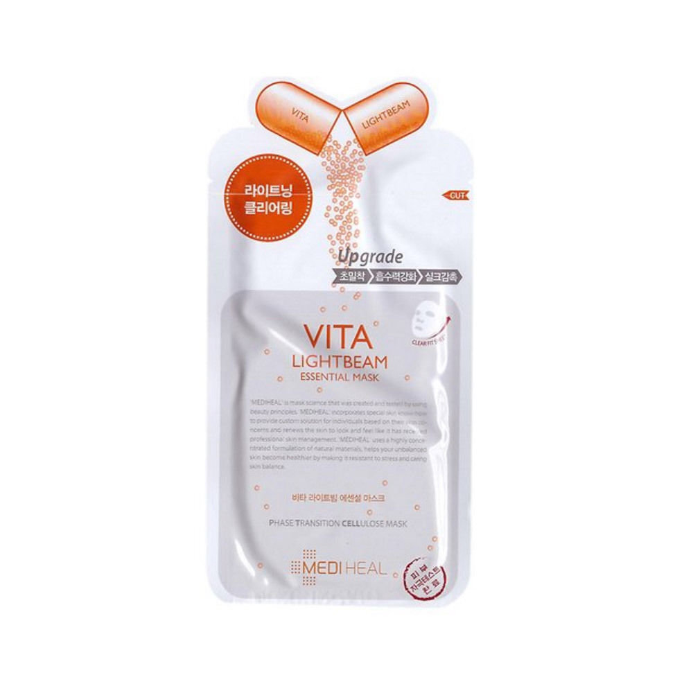 Mediheal Vita Lightbeam Essential kangasmask 24 ml цена и информация | Näomaskid ja silmamaskid | hansapost.ee