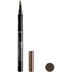 Kulmupliiats Gosh Brow Hair Stroke 24H Semi-Tattoo, 1 ml, 002 Grey Brown цена и информация | Карандаши, краска для бровей | hansapost.ee