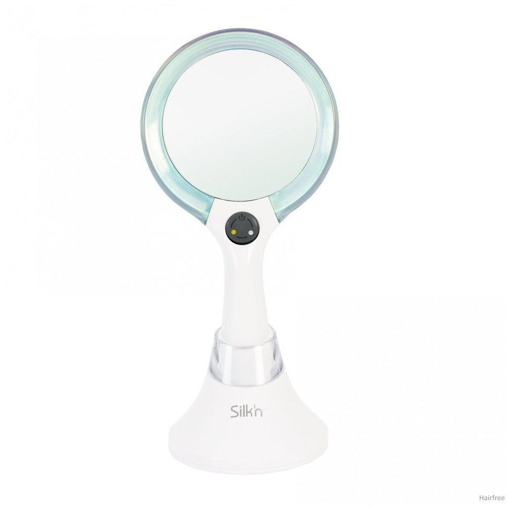 Valgustusega peegel Silk'n Mirror Lumi koos luubiga (x1 / x5) цена и информация | Kosmeetikakotid ja meigipeeglid | hansapost.ee