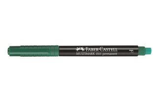 Маркер перманентный Faber-Castell 1513 F, 0,6 мм, зеленый 1213-045 цена и информация | Письменные принадлежности | hansapost.ee