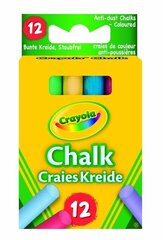 Цветные мелки Crayola, 12 шт. цена и информация | Принадлежности для рисования, лепки | hansapost.ee