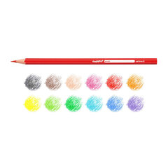 Карандаши цветные Carioca, 12 цветов цена и информация | Принадлежности для рисования, лепки | hansapost.ee