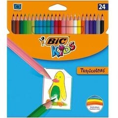 Набор цветных карандашей Bic Coloured Pencils Tropicolors, 24 цвета, 022510 цена и информация | Bic Товары для детей и младенцев | hansapost.ee