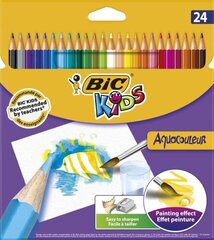 BIC Colored pencils TROPICOLORS Pouch 24 pcs, 022510 цена и информация | Принадлежности для рисования, лепки | hansapost.ee