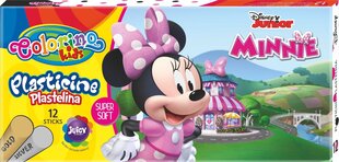 Plastiliin Colorino Disney Junior Minnie, 12 värvi (hõbedane ja kuldne) hind ja info | Kunstitarbed, voolimise tarvikud | hansapost.ee